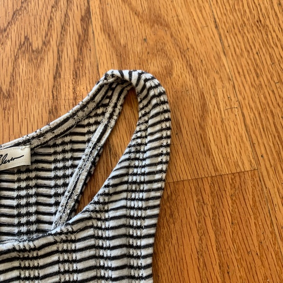 Express Black/White Striped Halter Top - Size S - Picture 6 of 12